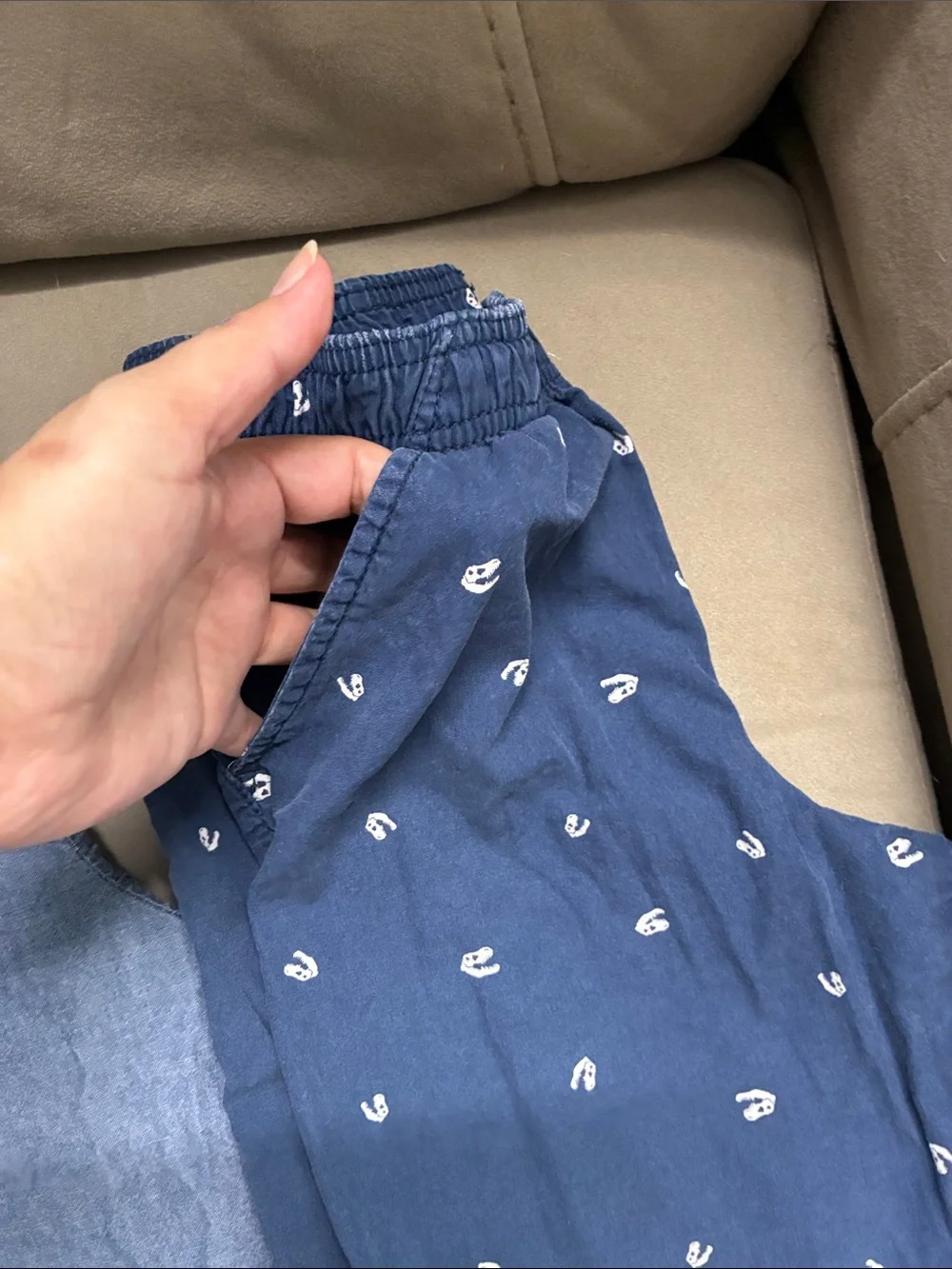 Kids Blue Elastic-Waist Pull-On Shorts - Set of 2
